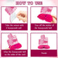 Hying 9 PCS Breast Cancer Awareness Honeycomb Table Centerpiece for Home Party, Fight Cancer Theme Pink Ribbon Breast Cancer Table Topper Centerpiece