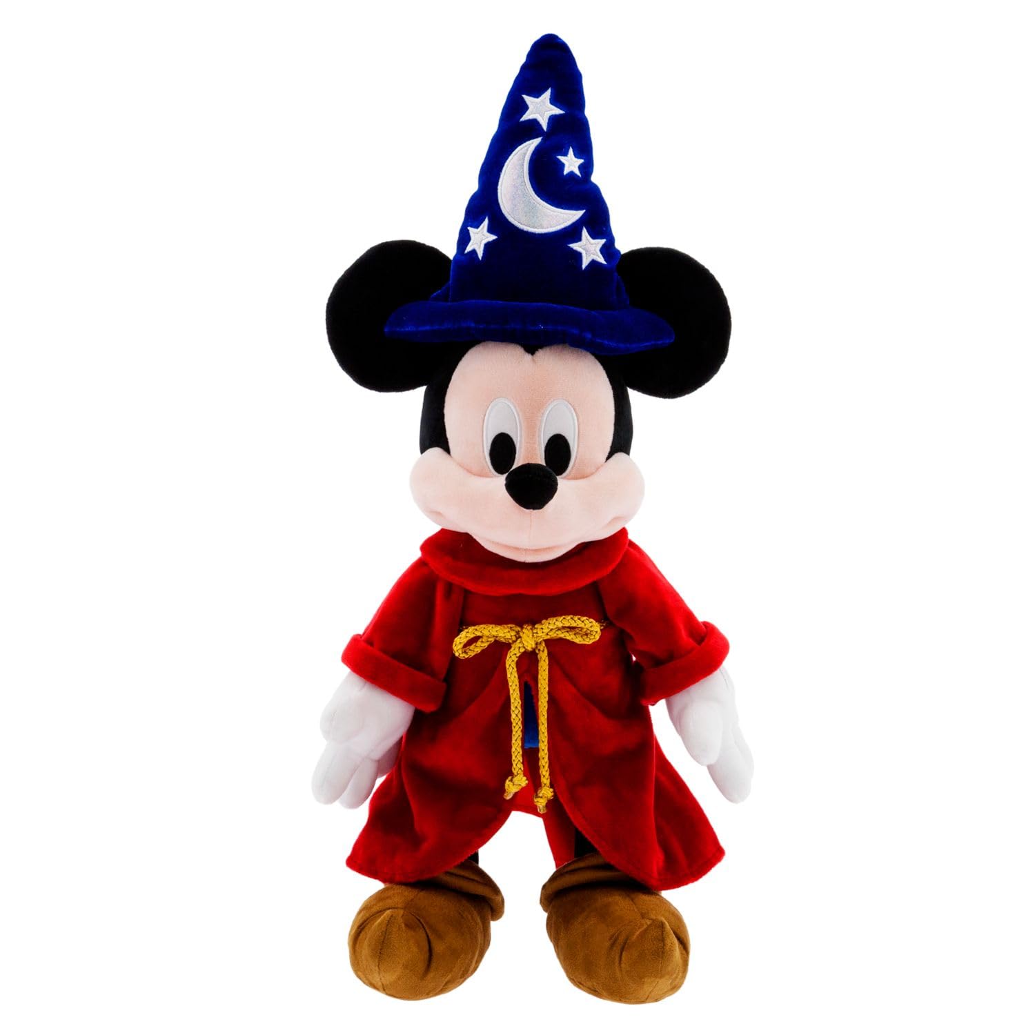 Disney Store Unisex-Children Fantasia Collection: Sorcerer Mickey Mouse Plush - Soft & Cuddly Toy - Ideal for Fans & Kids - 12 Inches