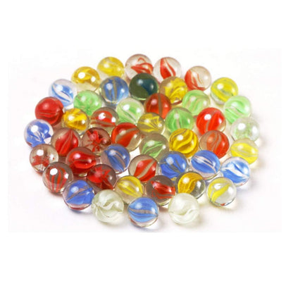 Beauy Girl 30pcs Glass Marbles 1 Inch Player Marbles in Bulk, Cats Eyes Marbles Bulk for Marble Bounce Game, Vase Fillter, Party Favors
