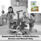 Replacement Parts for Fisher-Price Thomas and Friends Trains and Cranes Super Tower Playset GXH09 - Replacement Labels - Stickers, Screws and Manual