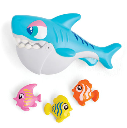 Kidoozie Splish ‘n Splash Chomping Shark, Bathtime Tub Toy for Toddlers Ages 2+