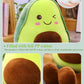NatureMan 16.5 inch Avocado Plush Toy Pillow Gift, Lovely Fruit Plush Toy Doll, Suitable for Children, Girls, Boys and Holiday Gifts