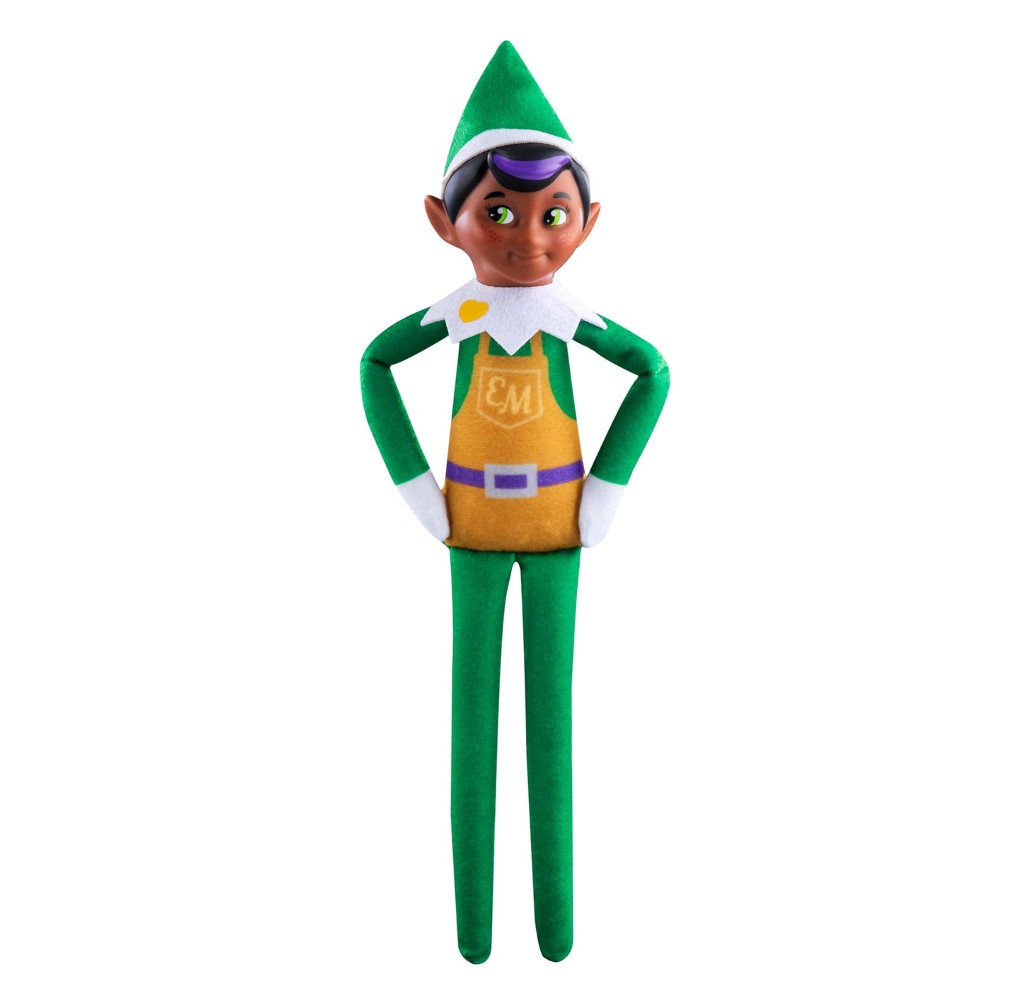 The Elf on the Shelf Elf Mates Toy Maker 12-Inch Doll with Black Hair