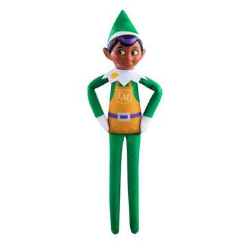 The Elf on the Shelf Elf Mates Toy Maker 12-Inch Doll with Black Hair