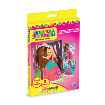 Orb 51020 Sticky Mosaics Travel Pack Princesses, Multi