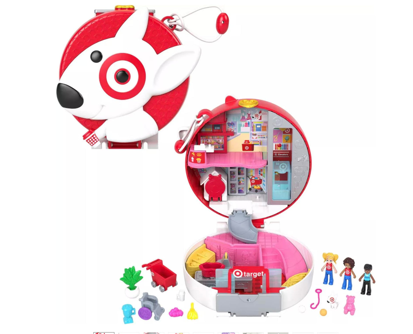 Target Polly Exclusive Playset with Bullseye Figure and Accessories