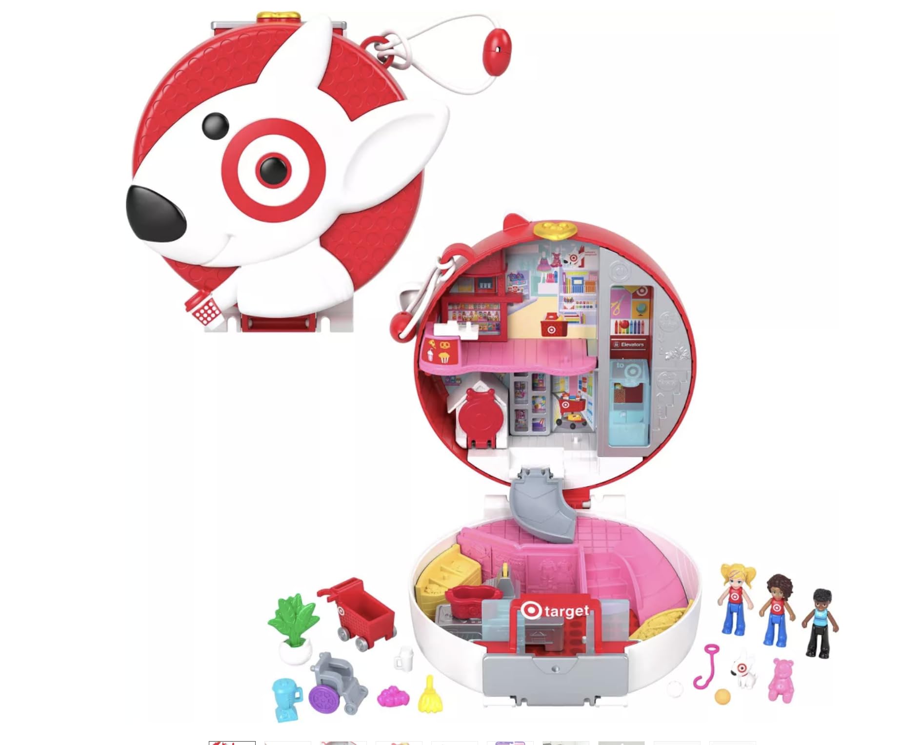 Target Polly Exclusive Playset with Bullseye Figure and Accessories