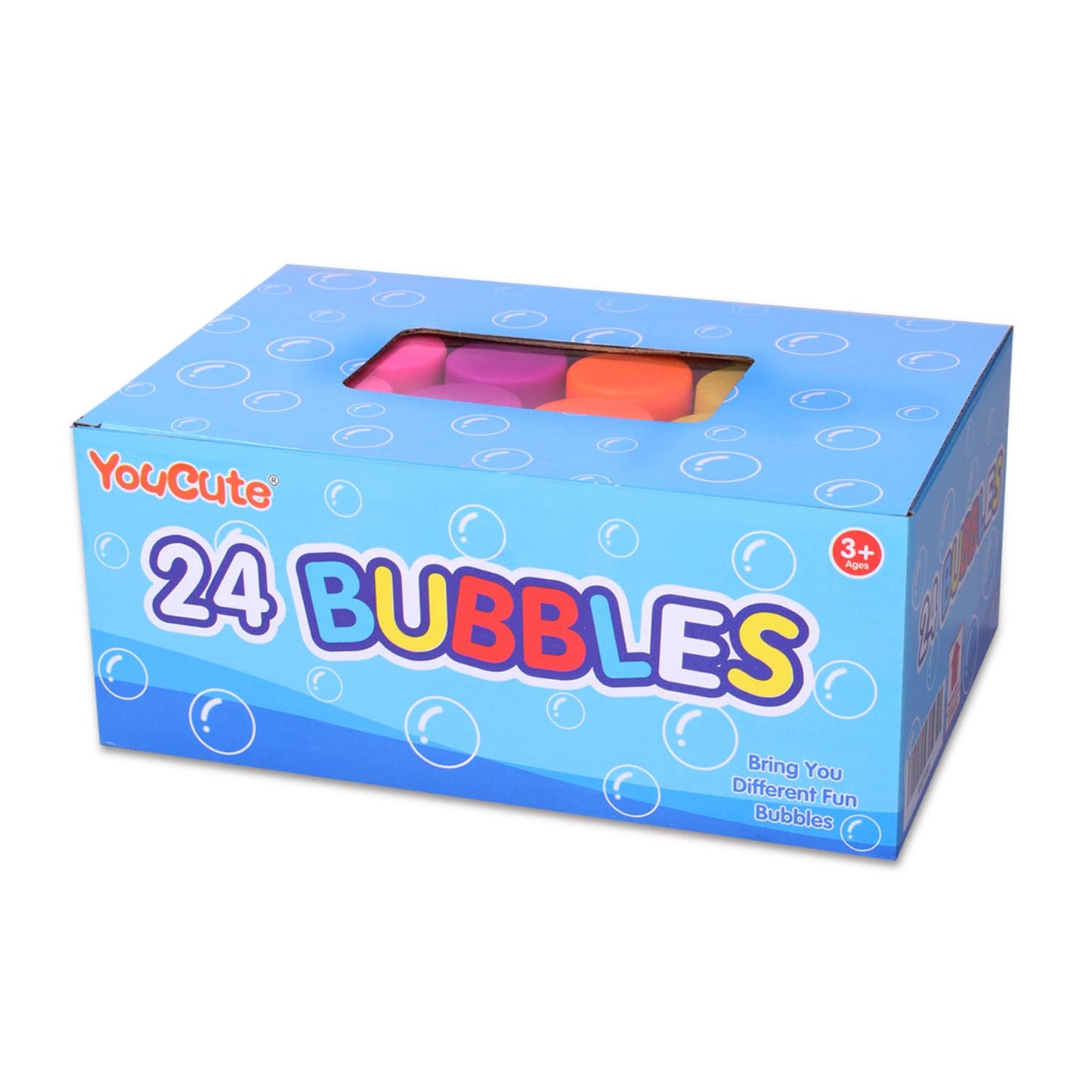 Bubbles 24 Pack Party Favor for Kids Bulk Bubble Solution Blowing Wand 2 Dozen Party Supplies Outdoor Toys Wedding Party Christmas Celebration
