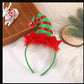 Utavu Elf Hat Headband Christmas Halloween Holiday Party Cute Hair Hoop Headwear for Adult