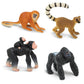 Safari Ltd. Apes & Monkeys TOOB - 12 Figurines: Baboon, Orangutan, Tamarin, Lemur, Gorilla, Mandrill, Chimp, Squirrel, Spider, & Woolly Monkeys