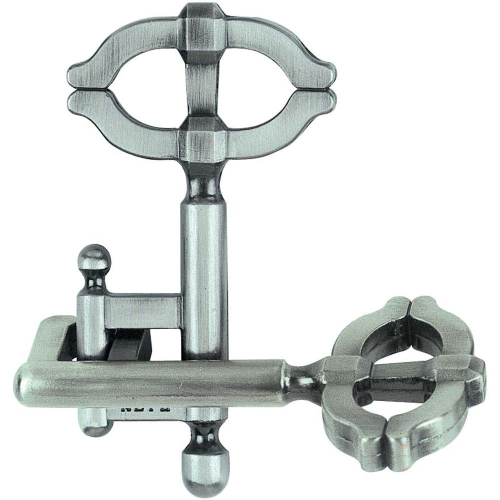 GIGAMIC Key II Original Hanayama Metal Cast Puzzle, 3" x 2.75" x 1.5", 1 Puzzle, Ages 6+