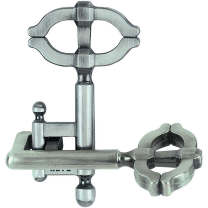 GIGAMIC Key II Original Hanayama Metal Cast Puzzle, 3" x 2.75" x 1.5", 1 Puzzle, Ages 6+