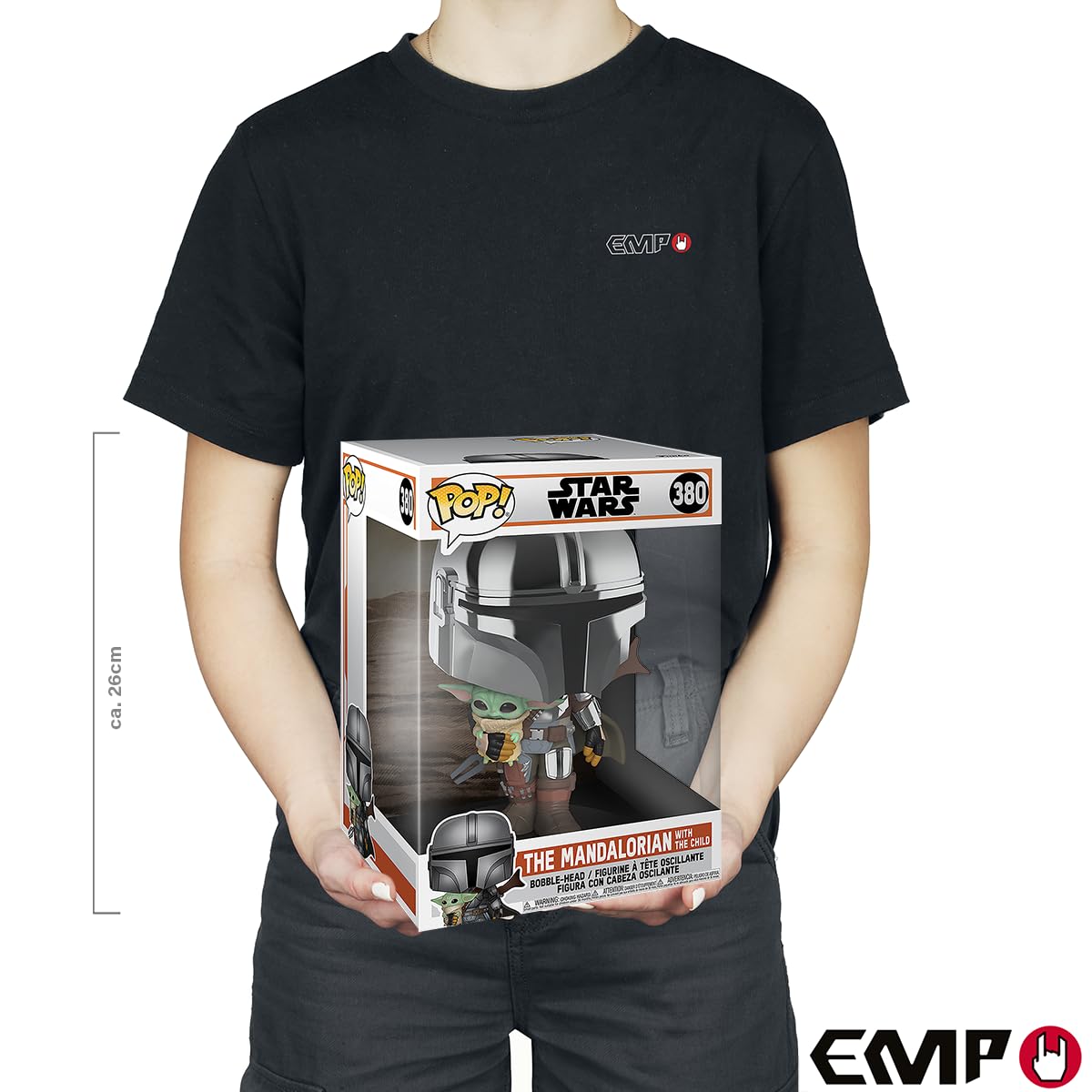 Funko POP! Star Wars: The Mandalorian - 10-Inch Mando (1 in 6 Chase Chance)