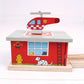 Bigjigs Rail Firestation Shed, Red
