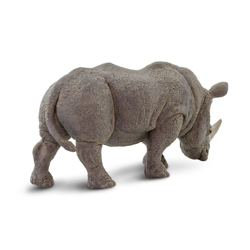 Safari Ltd. White Rhino Toy Figurine - Realistic, Hand-Painted 5.75" Model Figure - Safe, Educational Toy for Boys, Girls & Kids Ages 3+