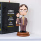 Surreal Entertainment The Office Double Dwight Resin Bobblehead | Collectible Action Figure Statue, Desk Toy Accessories | Novelty Gifts for Home