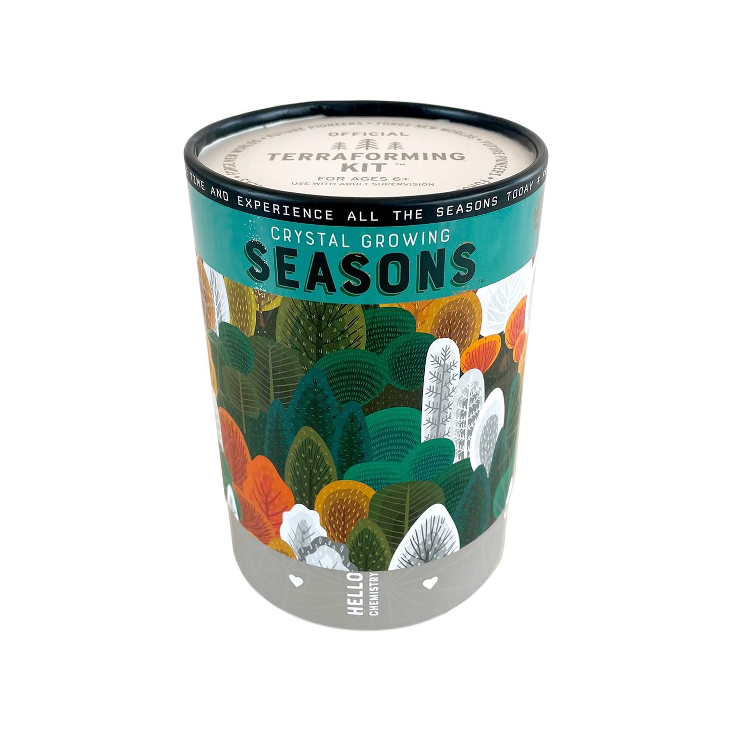 Crystal Growing Seasons Kit | Grow All 4 Seasons Today | Safe, Fun and Fast | Instructions & Facts Included | Copernicus Toys