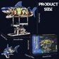 RyovSeno Mechanical Shark 687 PCS Building Set,Ideas Ocean Animal Building Block Toy with LED Lighting and Rotatable Link Components,Home Decor Gift