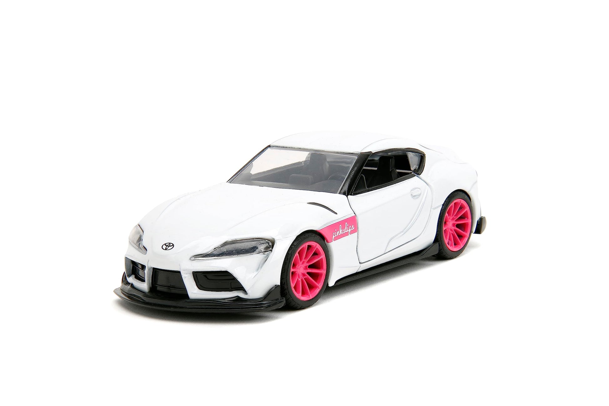 Jada Pink Slips 1:32 W1 2020 GR Toyota Supra Die-Cast Car, Toys for Kids and Adults(White)