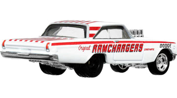Hot Wheels Car Culture Circuit Legend Premium Toy Car, Die-Cast 1:64 Scale 65 Dodge Coronet for Play or Display