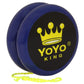 Yoyo King Blue Everloop Professional Looping 2A Trick Yoyo with Ball Bearing Long Spin Axle and Extra String