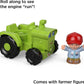 Fisher-Price Little People Toddler Toy Helpful Harvester Tractor, Farm Vehicle & Figure Set for Preschool Pretend Play Kids Ages 1+ Years