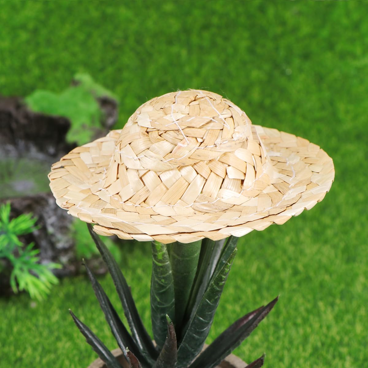 Straw Hat Mini Hat Mini Hat Mexican Hat 10pcs Mini s Craft Doll s Ornaments for DIY Craft 8cm Mexican Hats Sombrero Mini Sombrero Hats Mini Sombrero