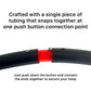 SpinMajik This Hula Hoop is Lighter Weight Yet Durable and is Built to Withstand Hard Play. (28""), Black