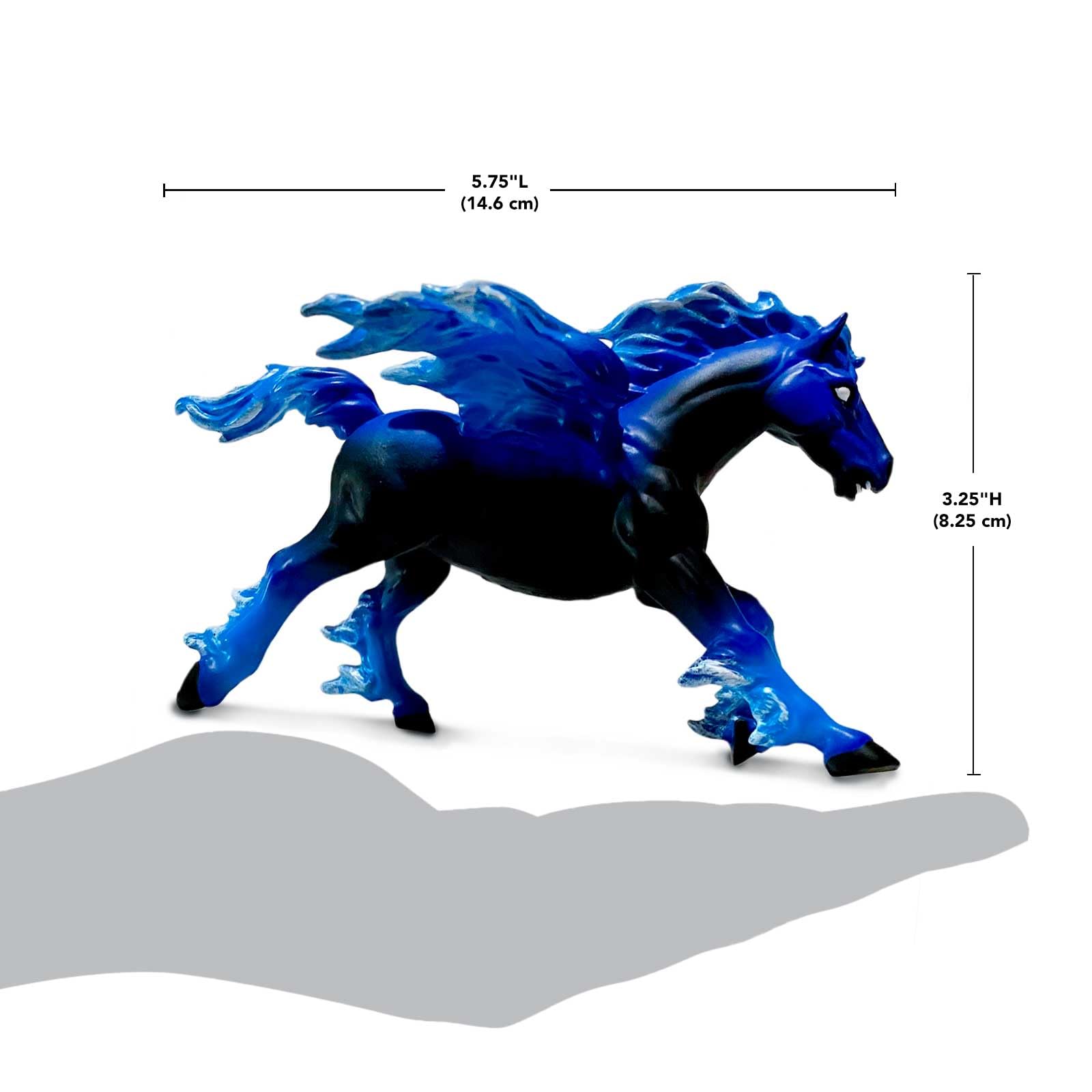 Safari Ltd. Blue Pyrios Figurine - Mystical 5.9" Creature Model Figure - Fun Toy For Boys, Girls & Boys, Girls & Kids Ages 3+