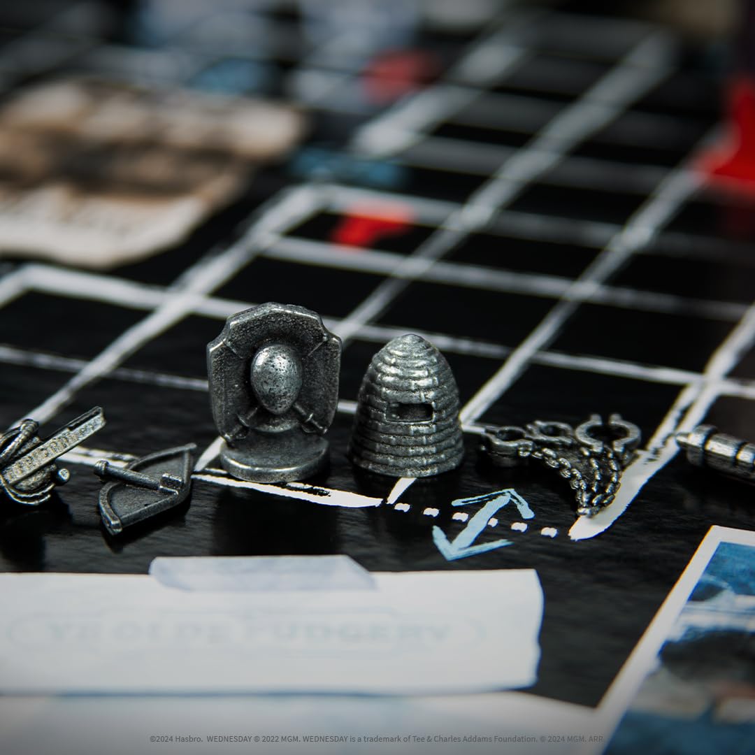 CLUE: Wednesday | Classic Board Game Inspired by the Netflix Original Series | Solve the Mystery at Nevermore Academy with Friends and Family |