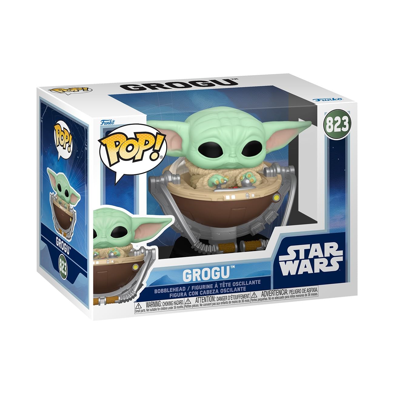 Funko Pop! Star Wars: Mandalorian & Grogu - Grogu - Collectable Vinyl Figure - Gift Idea - Official Merchandise - Toys for Kids & Adults - Star Wars