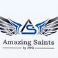 Amazing Saints Holy Card Holder Maroon Carrying Case up to 40 Cards