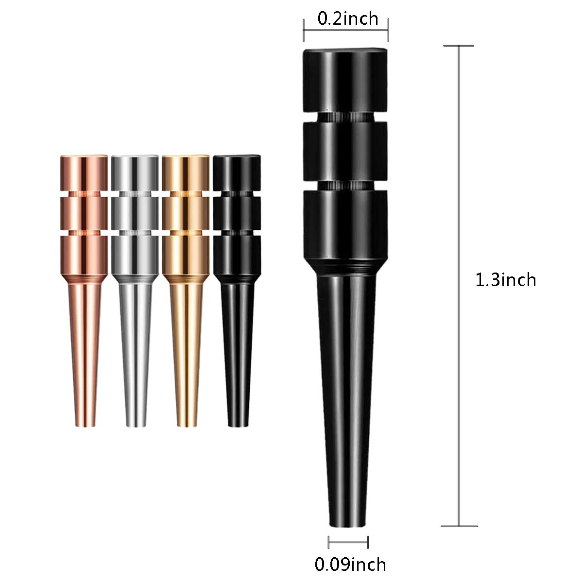32Pcs Metal Cribbage Pegs Fit 1/8 Holes Size Cribbage Board Pegs, Premium Cribbage Peg with a Tapered Design for Cribbage Traditional Board Game, 4