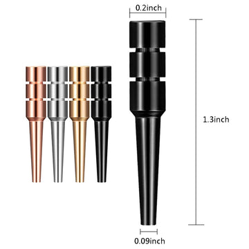 32Pcs Metal Cribbage Pegs Fit 1/8 Holes Size Cribbage Board Pegs, Premium Cribbage Peg with a Tapered Design for Cribbage Traditional Board Game, 4