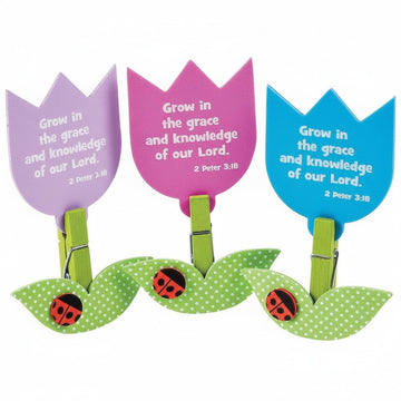 Fun Express 3-D Growing in His Word Tulip Craft Kit - Creative Kids Craft Activity for Religious Projects Home Church & Fun Events - Perfect