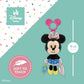 Disney Baby Minnie Mouse On The Go Activity Toy with Teething Rings, Crinkle Sounds, Mirror, and Rattle for Babies and Infants