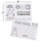 Fun Express Color Your Own Letter To Santa Postcards - Set of 24 - Christmas Crafts for Kids