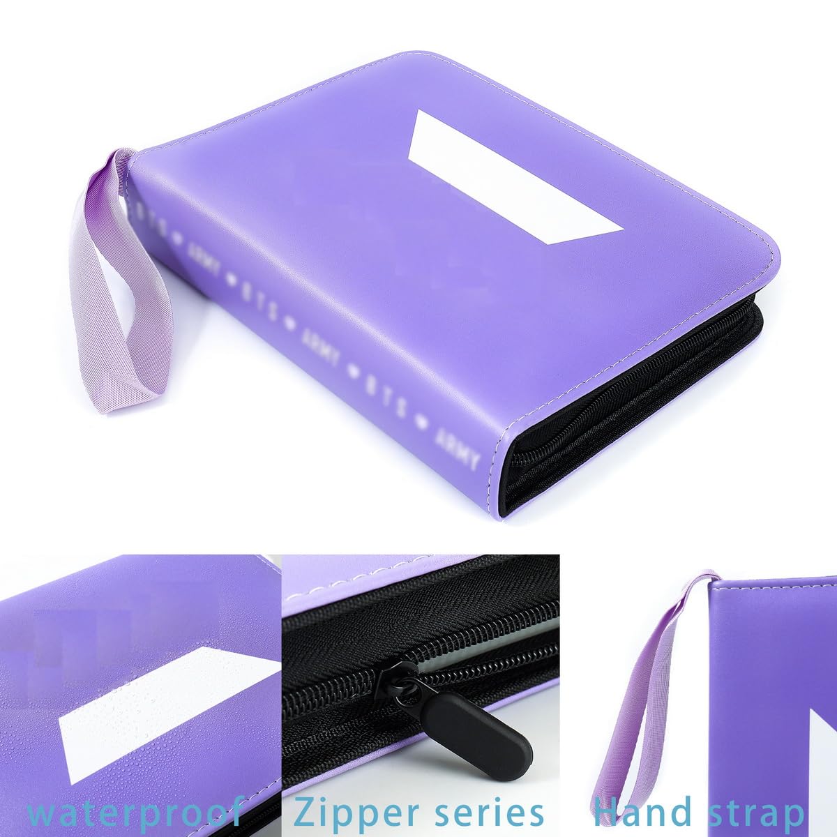 Photocards Binder 400 Pockets Album Photo Card Holder Collection Merch for Army Fans Gifts