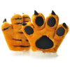 1 Pairs Cute Lifelike Tiger paw Plush Toy Tiger paw Plush Gloves