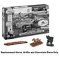 Replacement Parts for Thomas Wooden Railway Brendam Bay Shipping Deluxe Set - Y4496 ~ Replacement Horse, Griffin Figures and Pretend Chocolate Piece