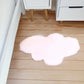 Miniature Dollhouse Cloud Rug (1:12 Scale) | Soft White Fur Rug for Dollhouse Nursery Decor | Dollhouse Miniatures