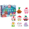 BumBumz 4.5-inch Holiday 8 Pack - Santa’s Milk Maxine, Festive Tree Tatiana, Daisy Flower Danielle, Van Vance, Yeti Yano, Palm Tree Pedro, Axolotl