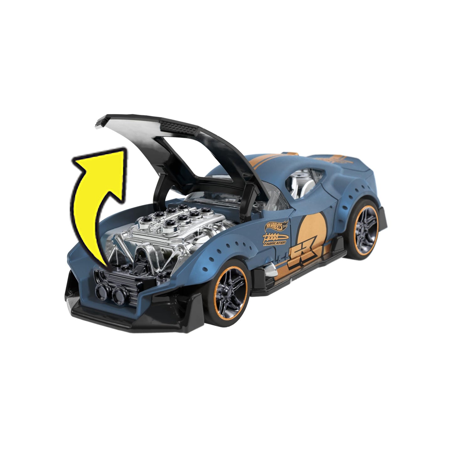 Hot Wheels 1/43 Scale Retrofriction Vehicle, High Performance Collectible Vehicle, with Rolomatic Engine or Door, Boot or Hood that Opens, Models May