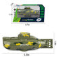 ynapmoc Mini RC Submarine Waterproof Electric Military Model, 6 Channel RC Toy, Ideal Water Diving Gift for Kids (Green)