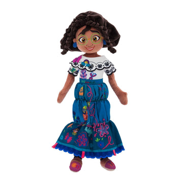 Disney Store Mirabel Plush Doll - Soft Plush with Embroidered Features & Glasses, Skirt with Embroidered Detailing Princess Toys, Encanto Toys