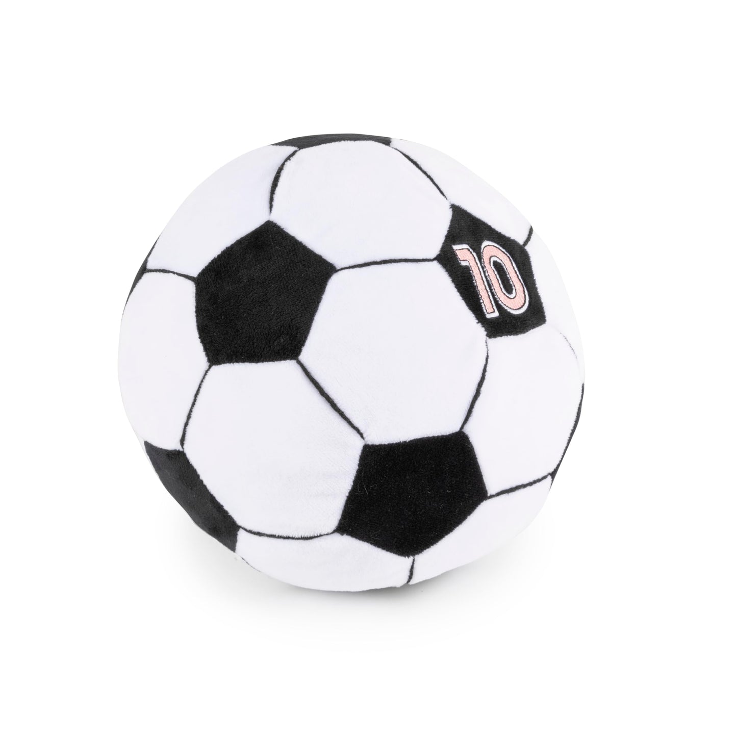 Jay Franco Messi Plush Pillow Buddy - Ultra-Soft Stuffed Plushie & Cozy Pillow, Official Licensed Product, 8 Inch, White - Messi's Ball