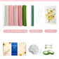 YYUENGTAK 350 Pcs Pink Pipe Cleaners Flower kit with tutoria,Fluffy Yarn,Green Floral Wires,Gardening Tape,Stamen(2 Colors)?Pipe Cleaners