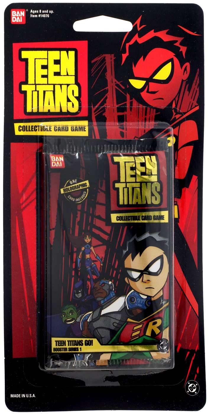 Teen Titans collectible card game series 1 booster