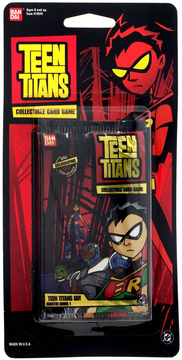 Teen Titans collectible card game series 1 booster