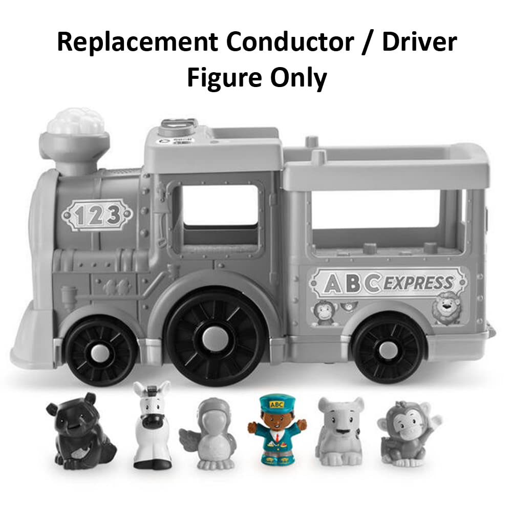 Replacement Part for Fisher-Price Little People Big ABC Animal Train Playset - HCL79 ~ Replacement Conductor/Driver Figure